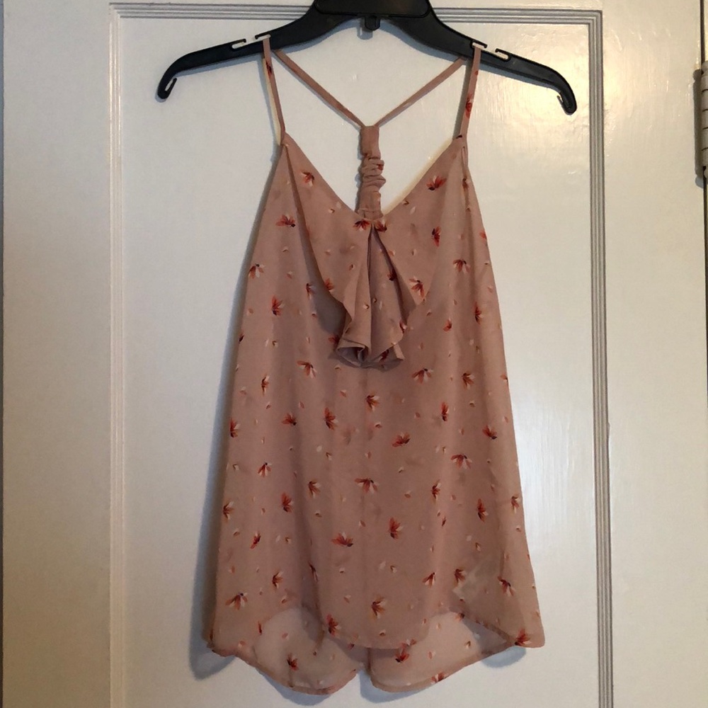 Forever 21 Floral Sheer Top